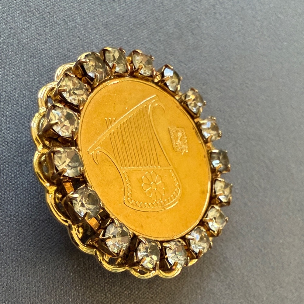 Elegant Gold Rhinestone clip